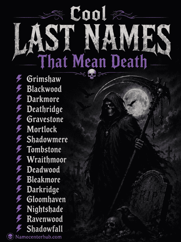 Cool Last Names That Mean Death