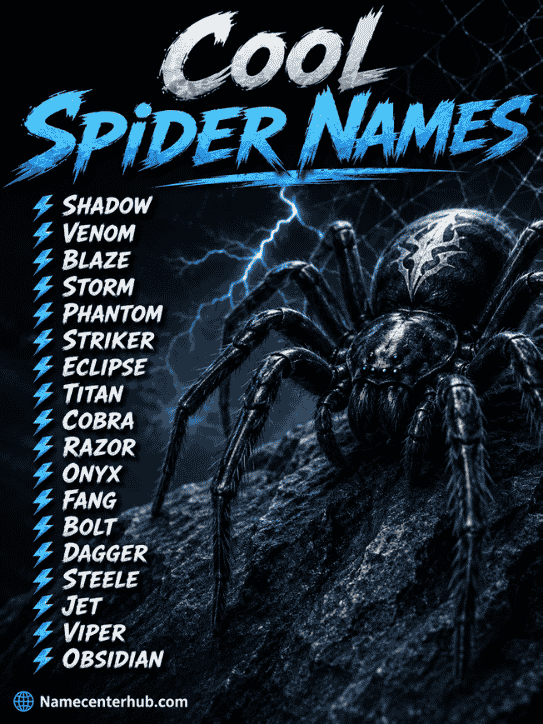 Cool Spider Names
