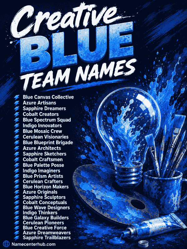 Creative Blue Team Names
