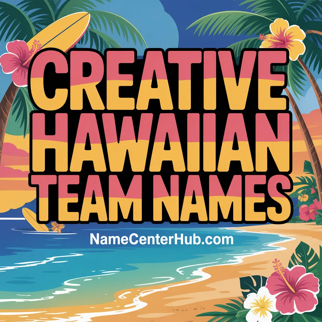 Creative Hawaiian Team Names