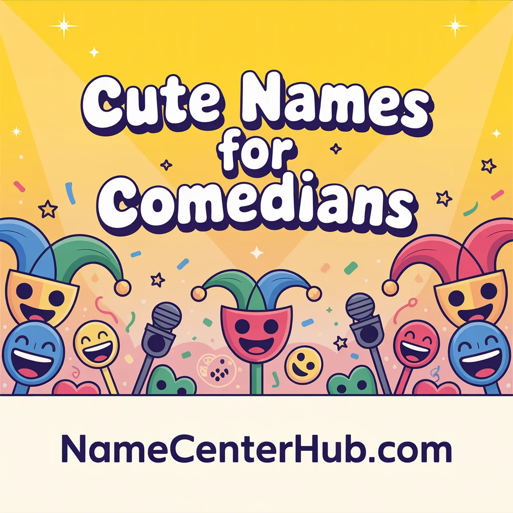 Cute Names for Comedians