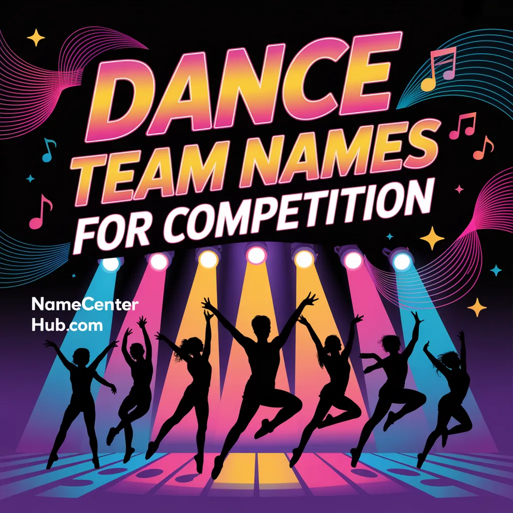 Dance Team Names for Competition