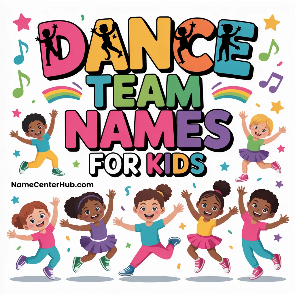 Dance Team Names for Kids