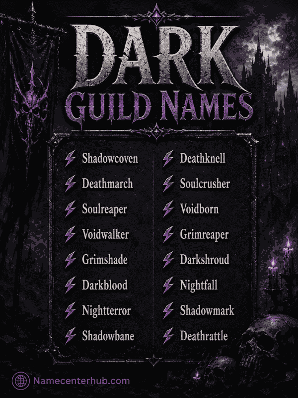 Dark Guild Names