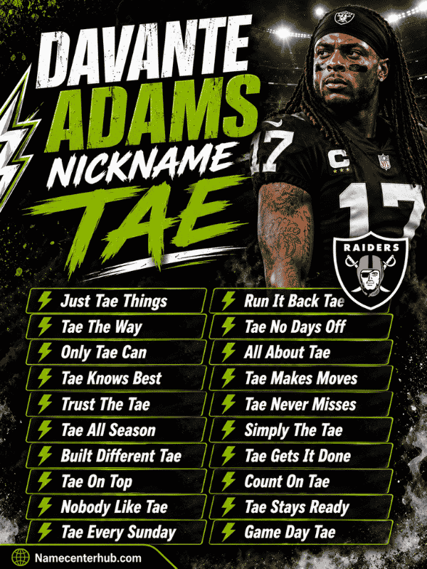 Davante Adams Nickname Tae
