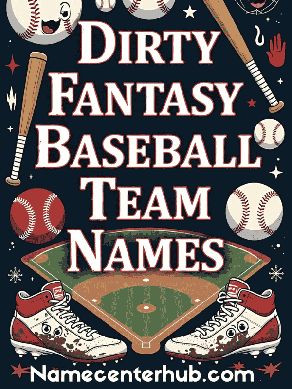Dirty Fantasy Baseball Team Names