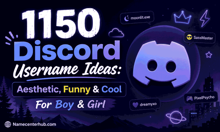 Discord Username Ideas