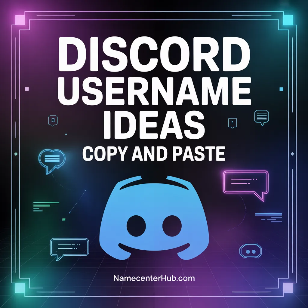 Discord Username Ideas Copy And Paste