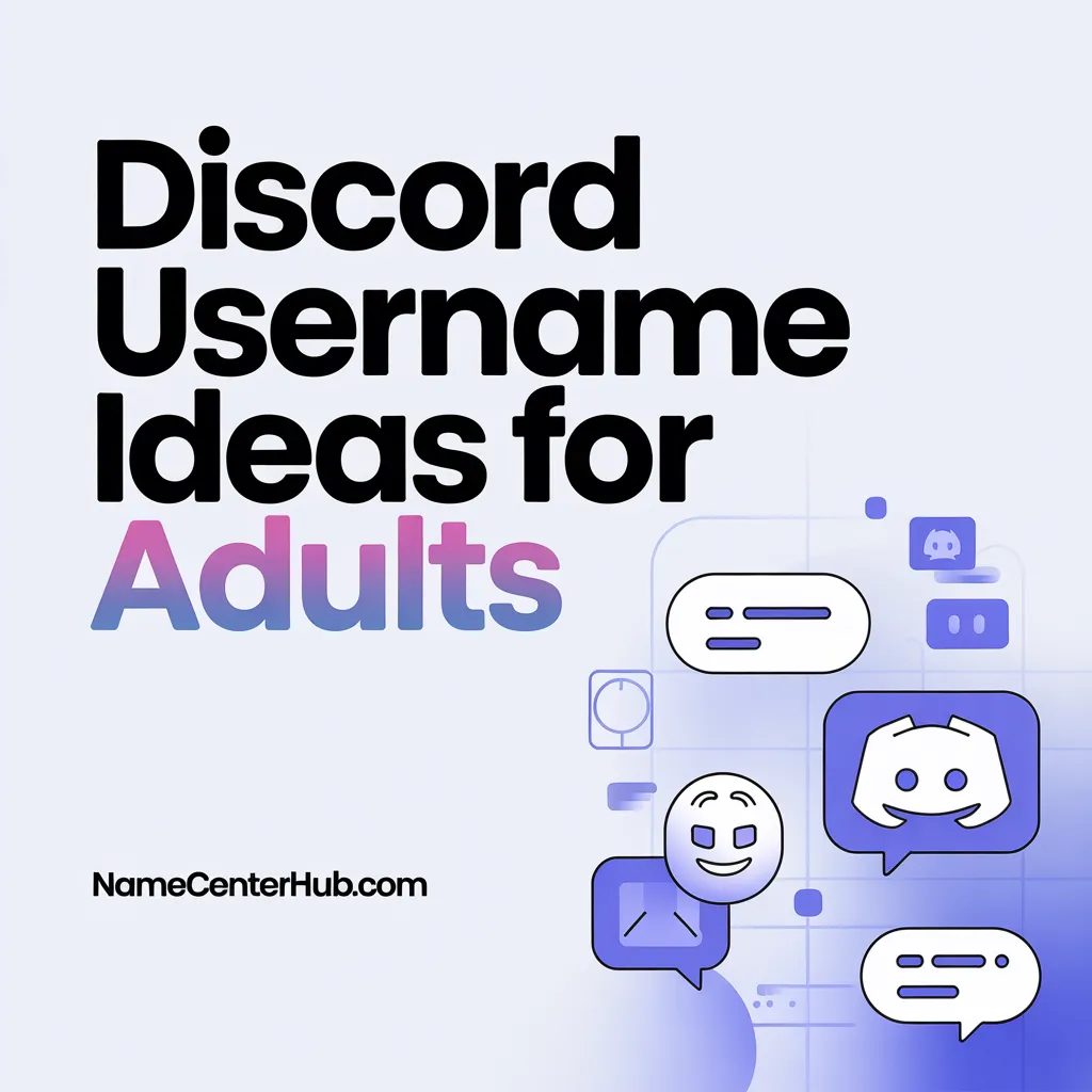 Discord Username Ideas For Adults