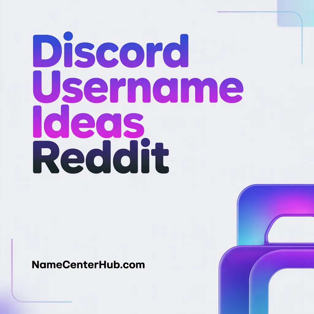 Discord Username Ideas Reddit