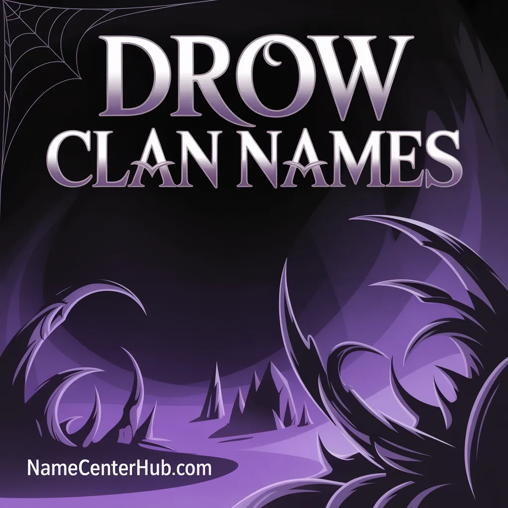 Drow Clan Names