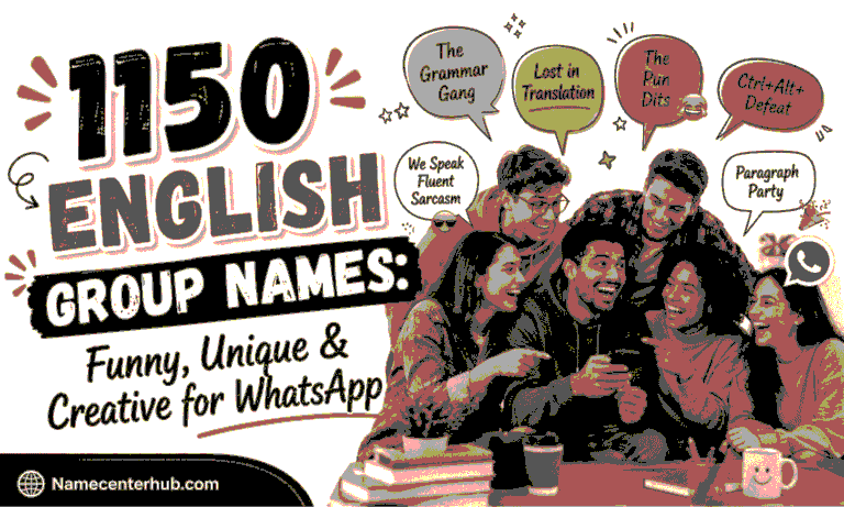 English Group Names