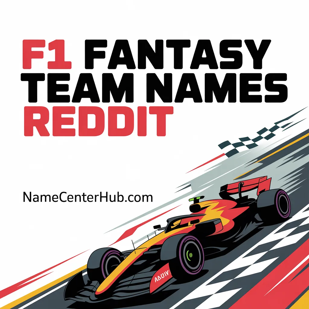 F1 Fantasy Team Names Reddit