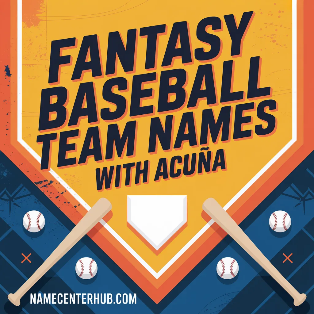 Fantasy Baseball Team Names With Acuña