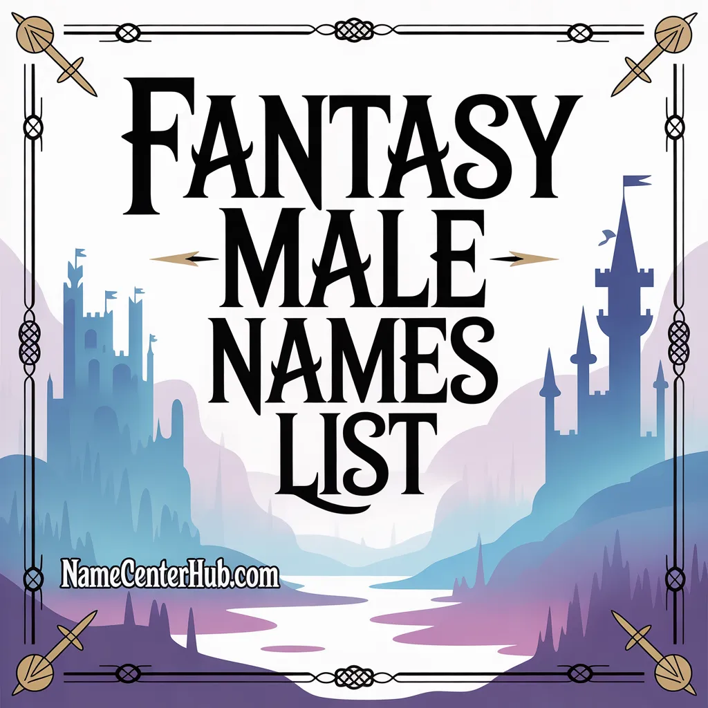 Fantasy Male Names List