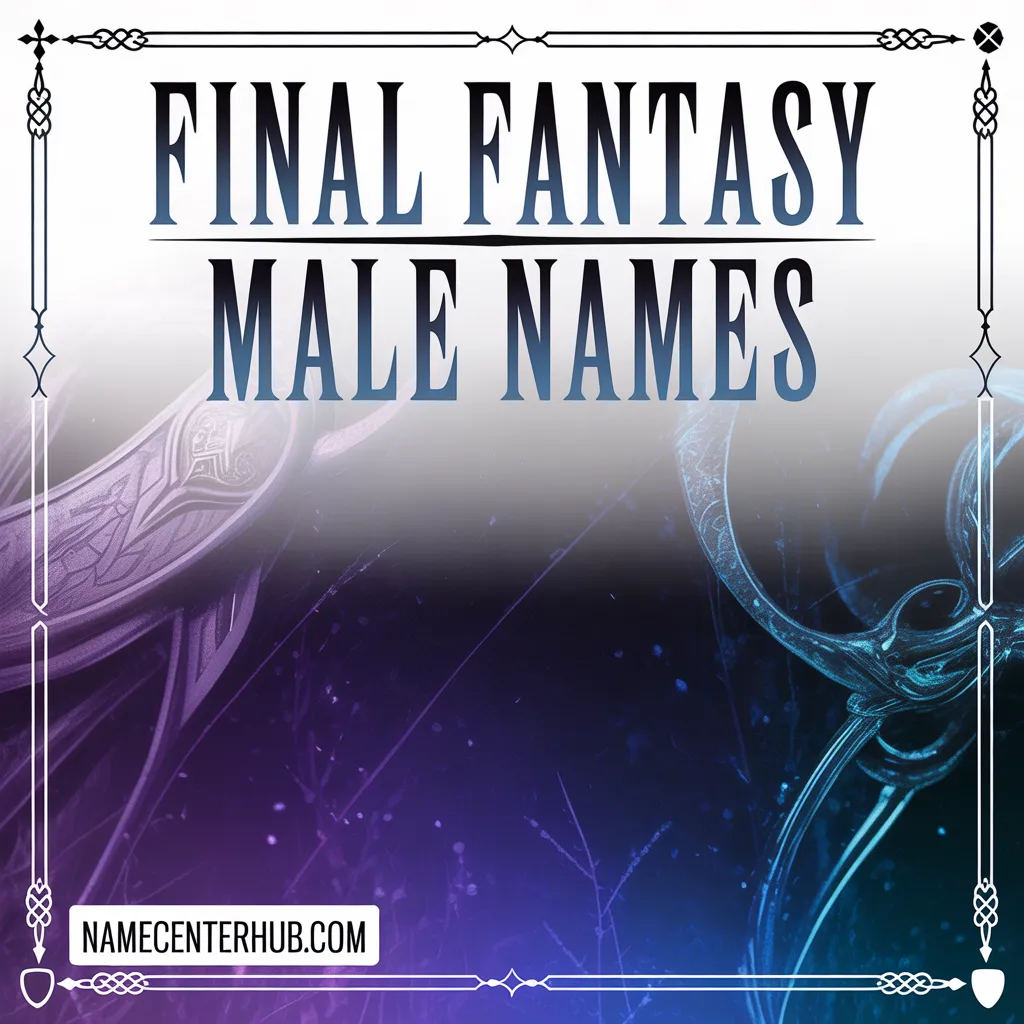 Final Fantasy Male Names