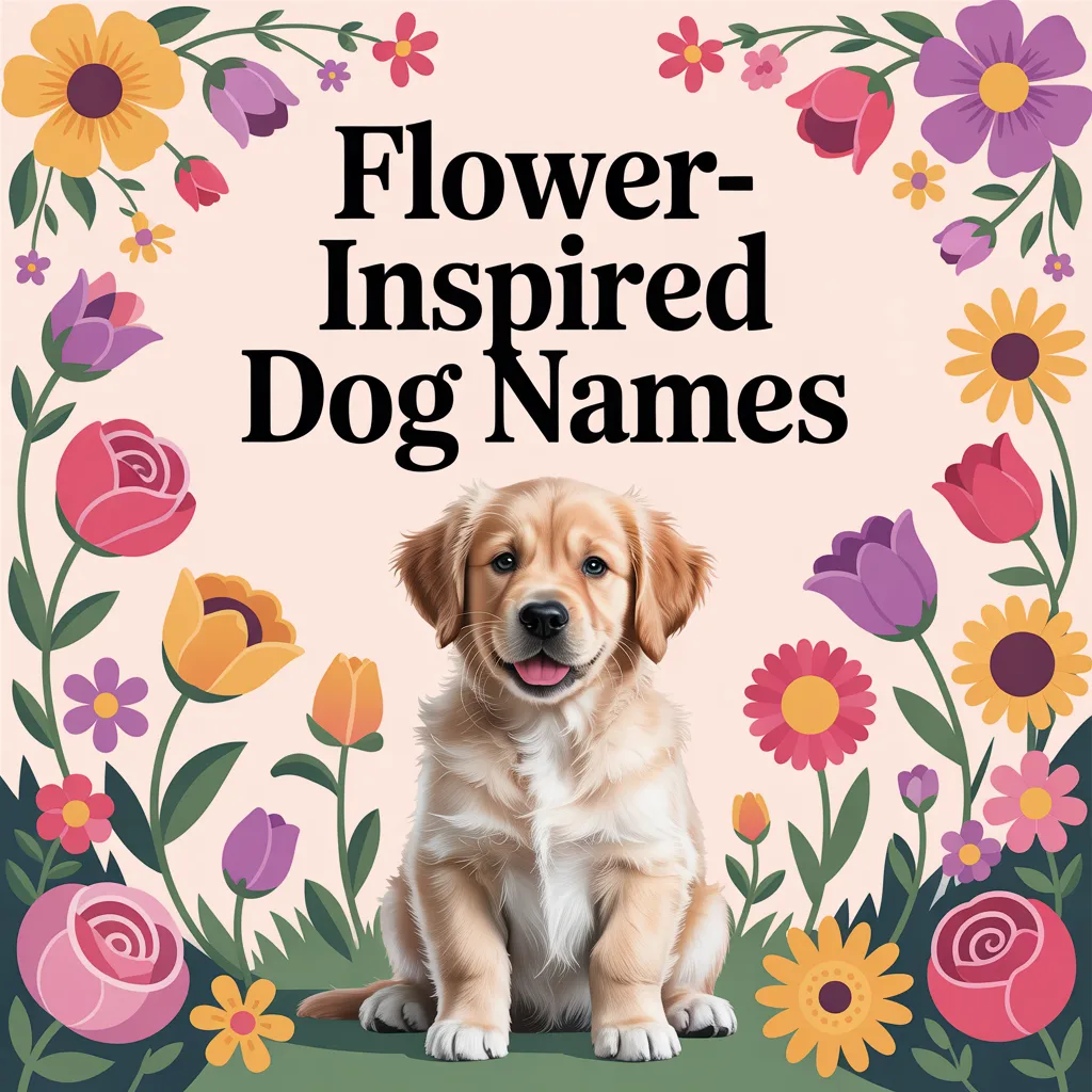 Flower-Inspired Dog Names