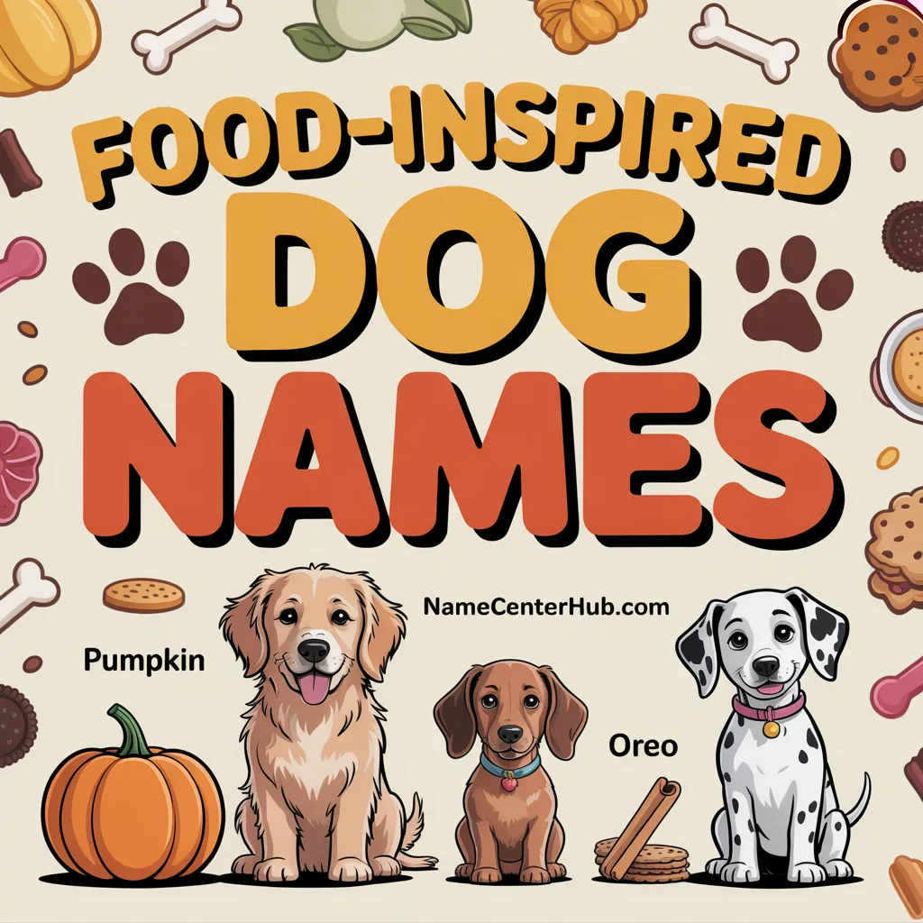 Food-Inspired Dog Names