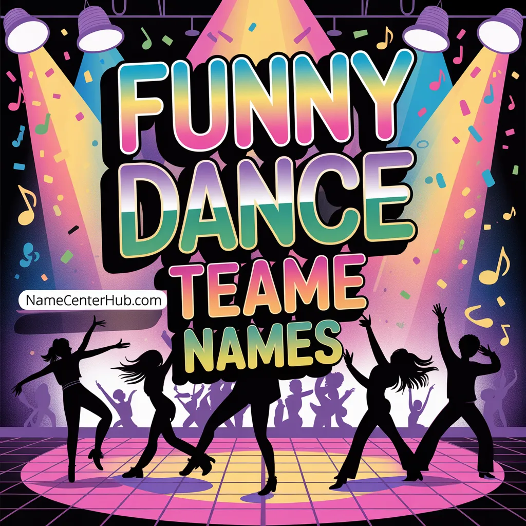 Funny Dance Team Names