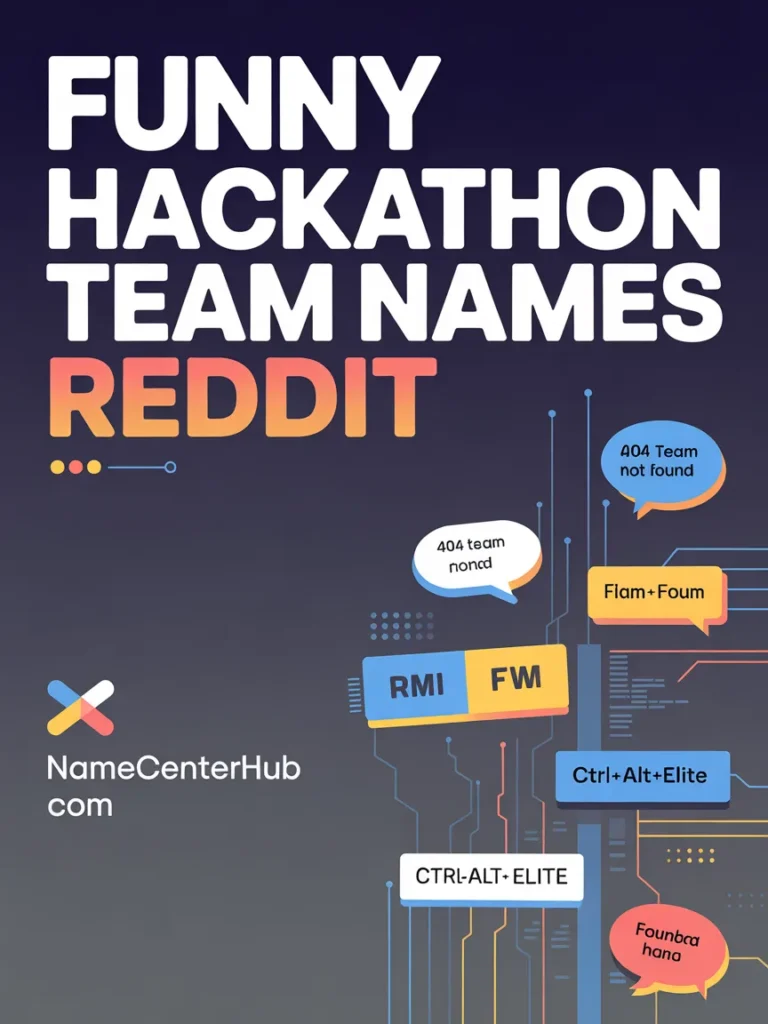 Funny Hackathon Team Names Reddit