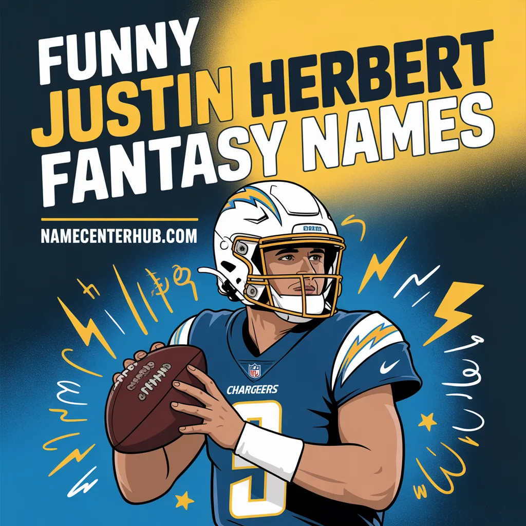 Funny Justin Herbert Fantasy Names