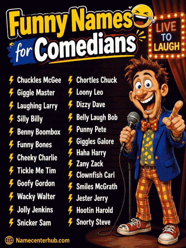 Funny Names for Comedians