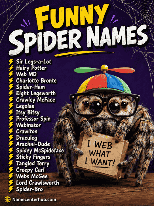 Funny Spider Names