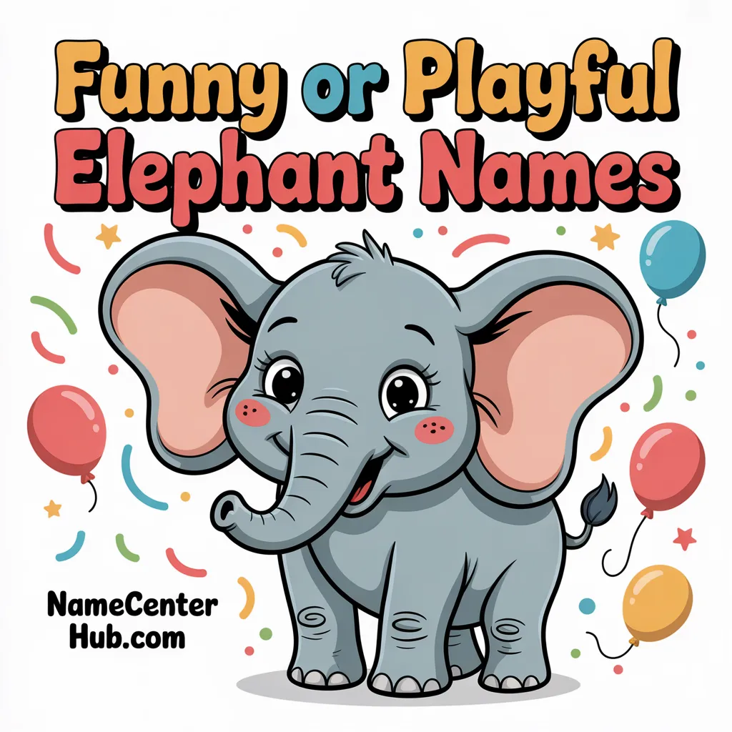 Funny or Playful Elephant Names