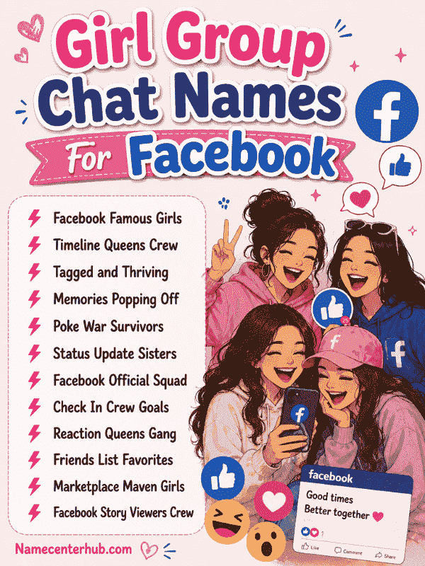 Girl Group Chat Names For Facebook