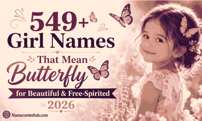 Girl Names That Mean Butterfly