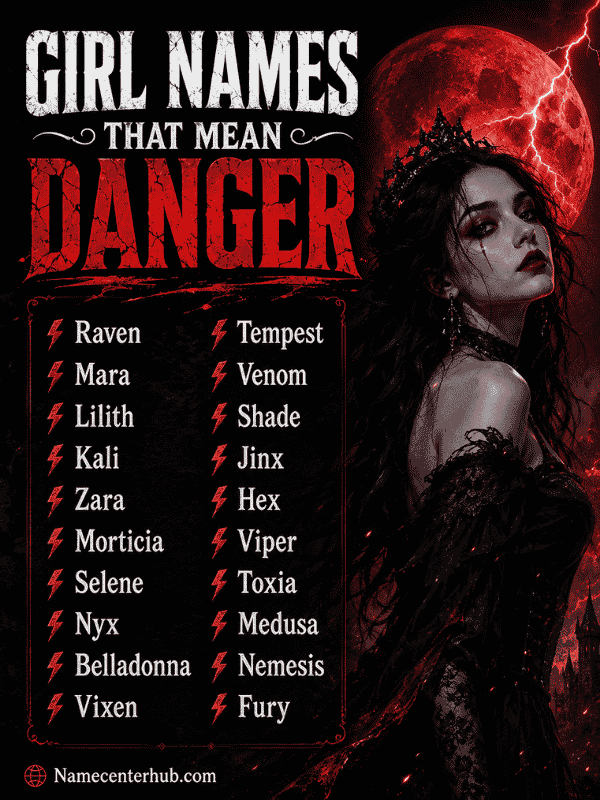 Girl Names That Mean Danger