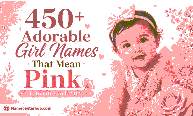 Girl Names That Mean Pink