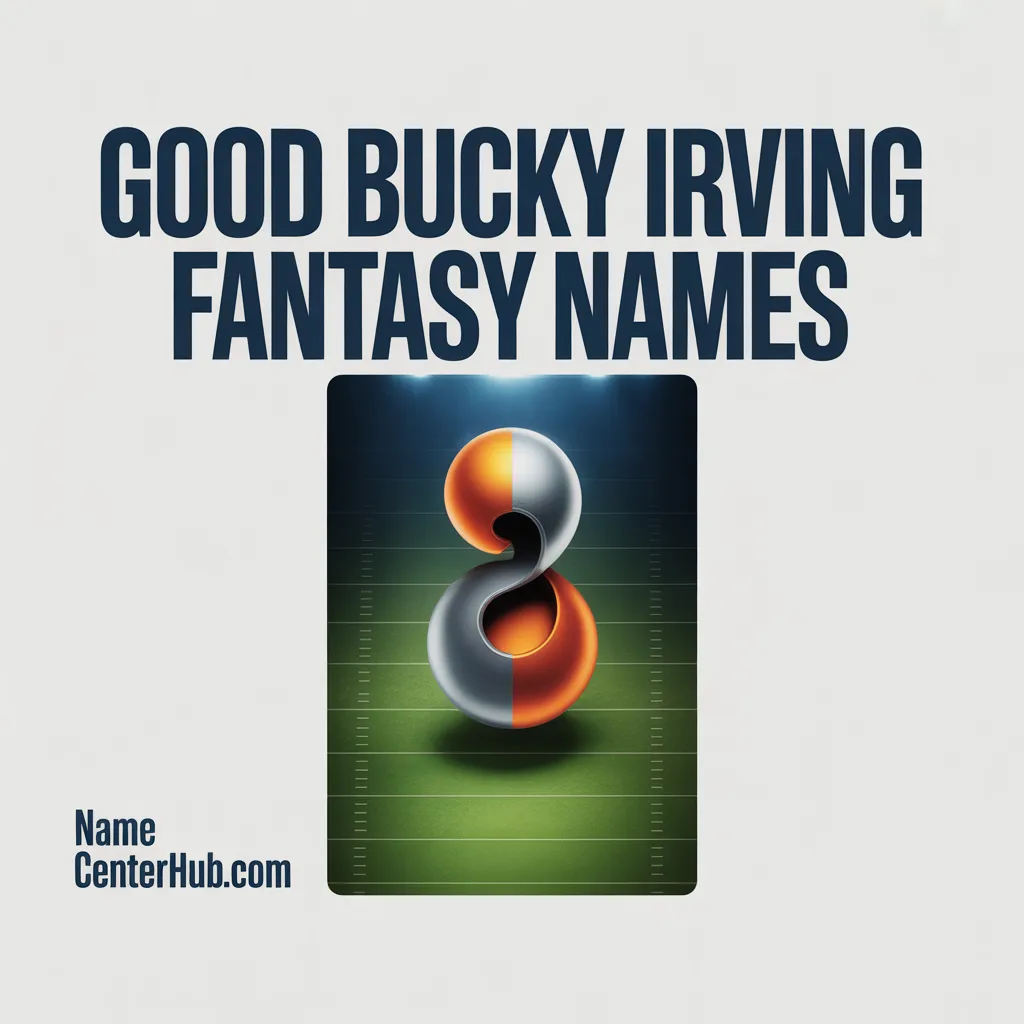 Good Bucky Irving Fantasy Names