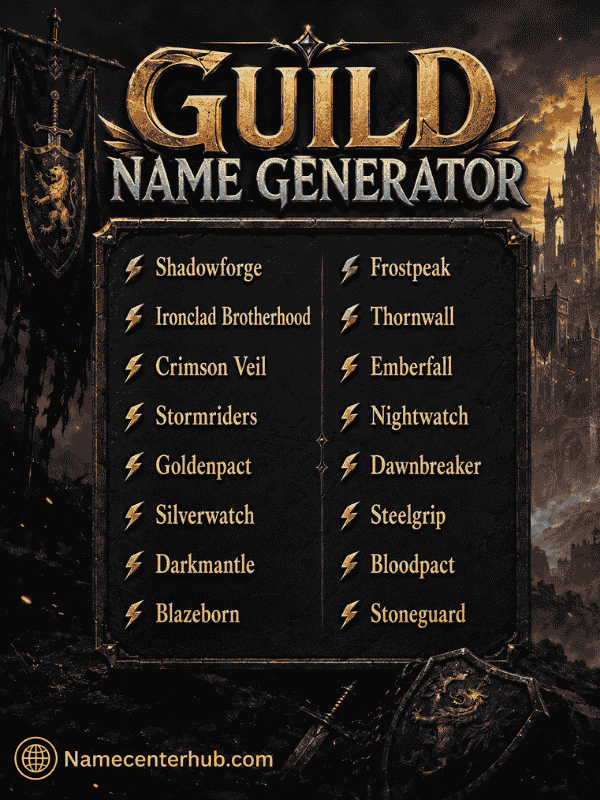 Guild Name Generator