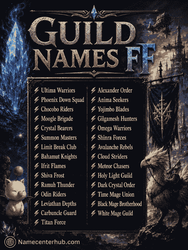 Guild Names FF