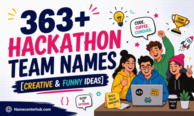 Hackathon Team Names