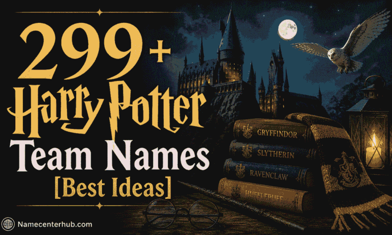 Harry Potter Team Names