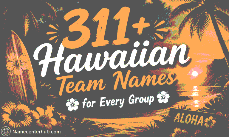 Hawaiian Team Names