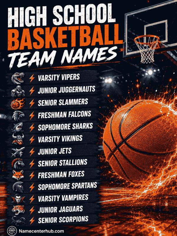High School Basketball Team Names