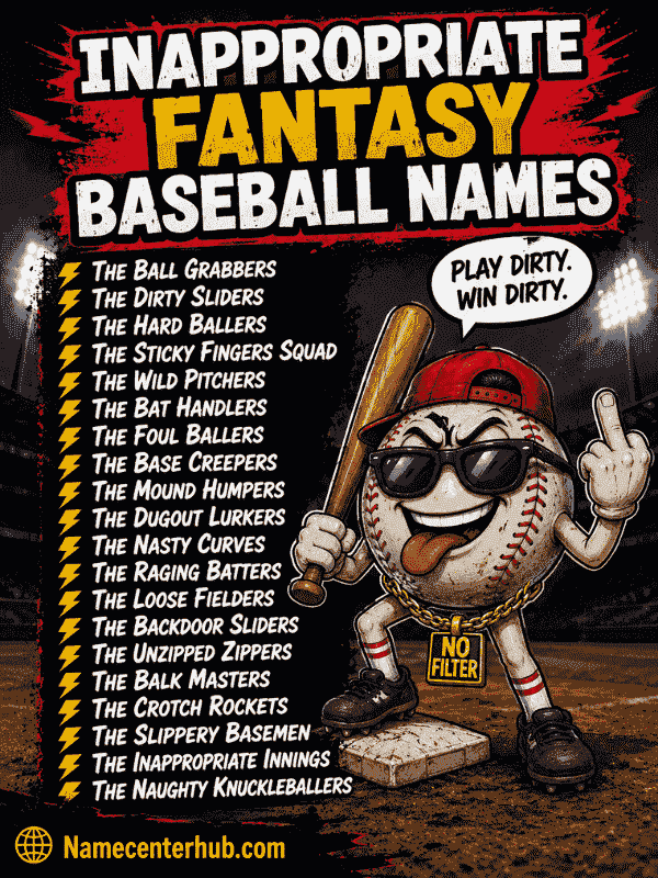 Inappropriate Fantasy Baseball Names