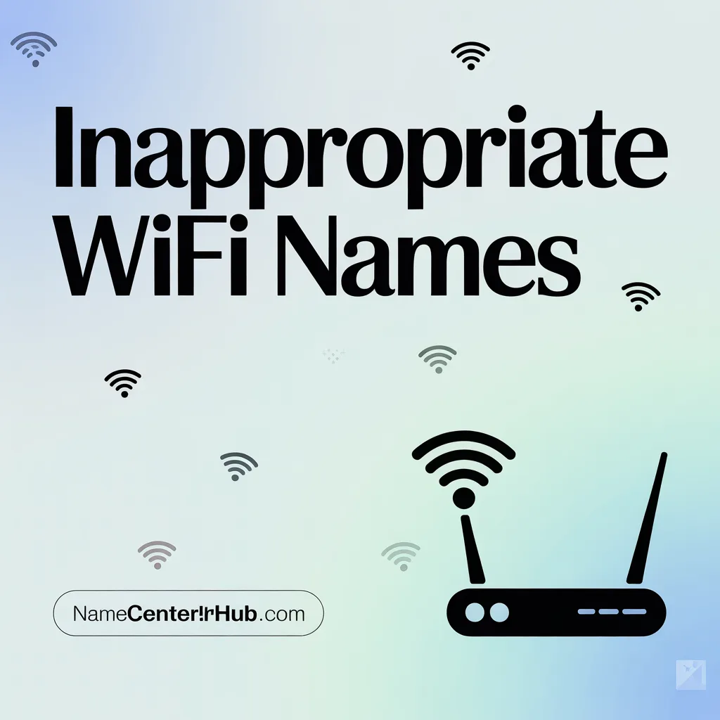 Inappropriate WiFi Names