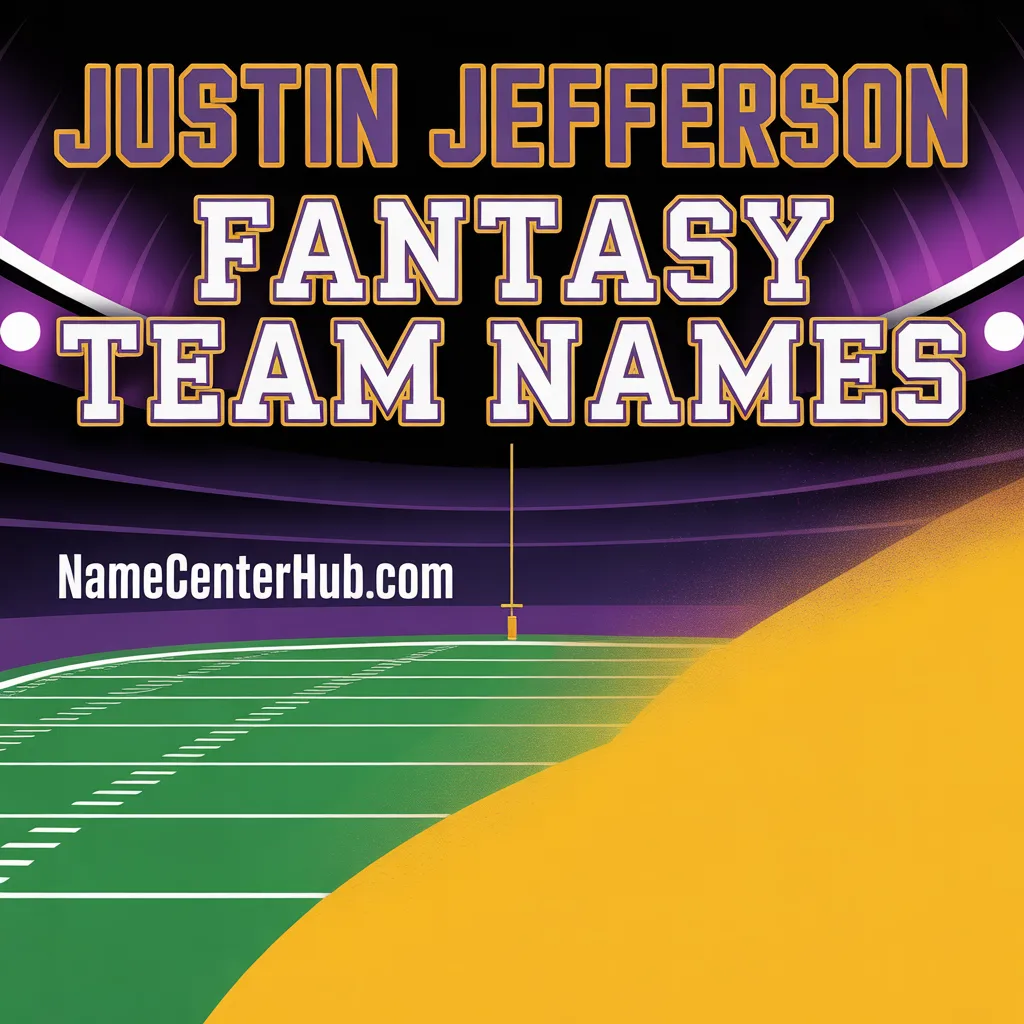 Justin Jefferson Fantasy Team Names