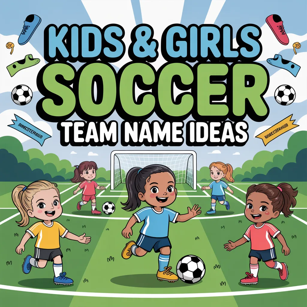 Kids & Girls Soccer Team Name Ideas
