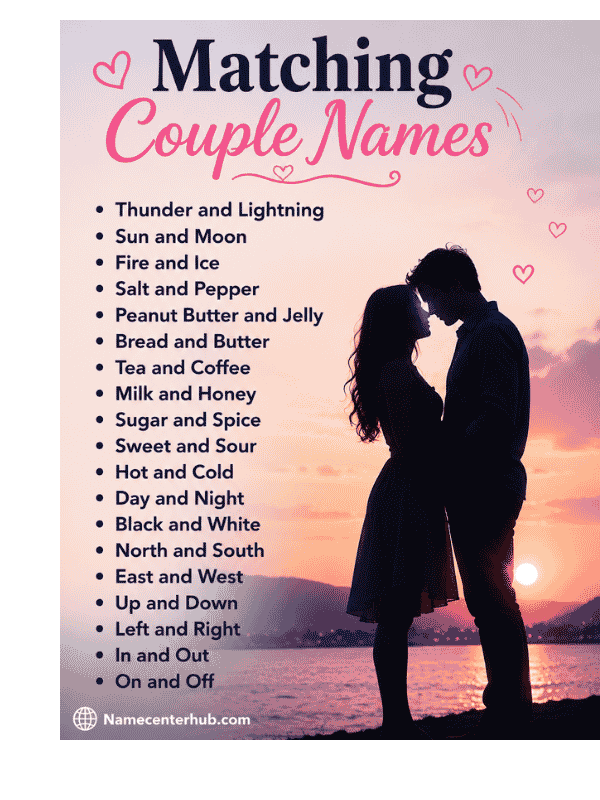 Matching Couple Names