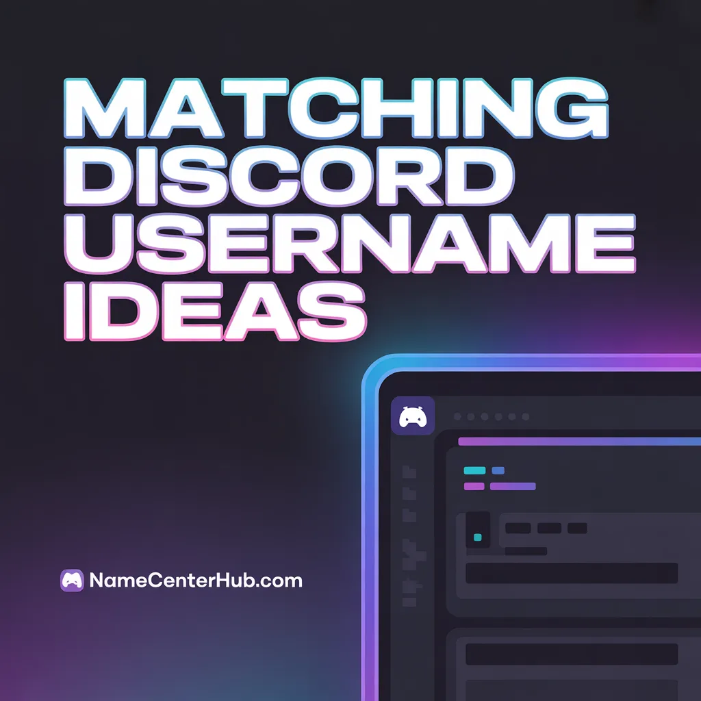 Matching Discord Username Ideas
