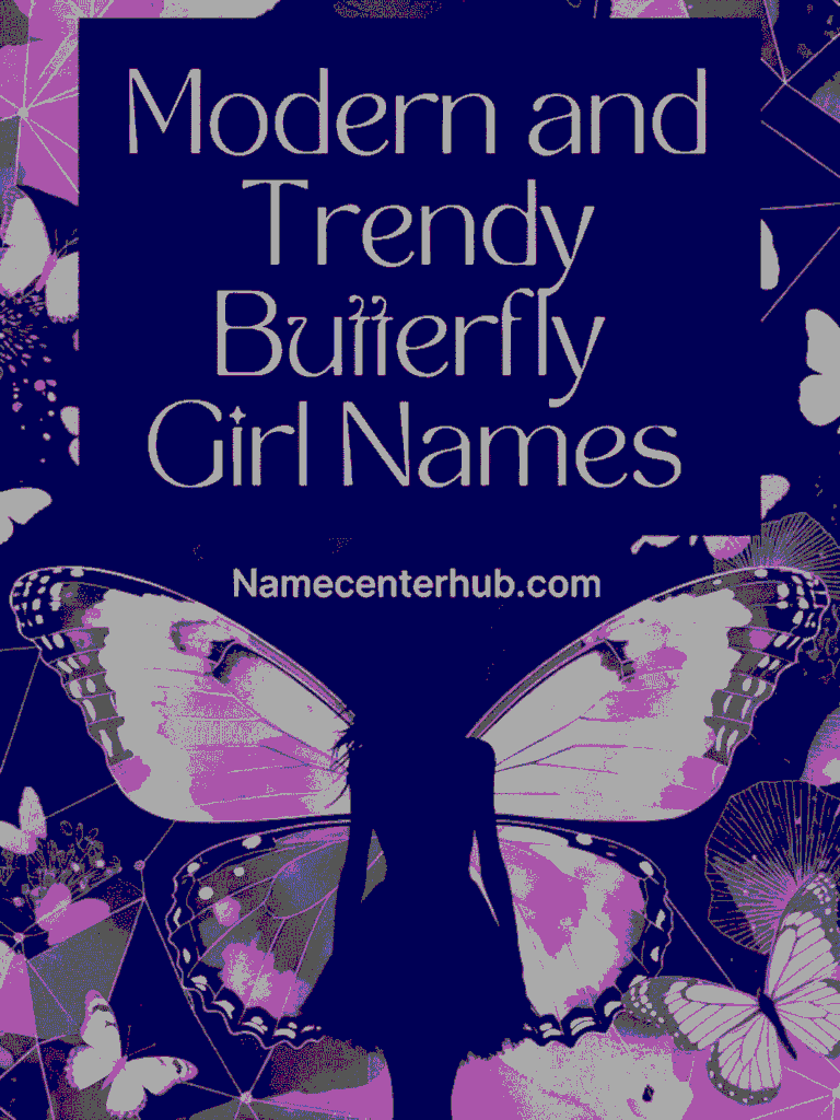 Modern and Trendy Butterfly Girl Names