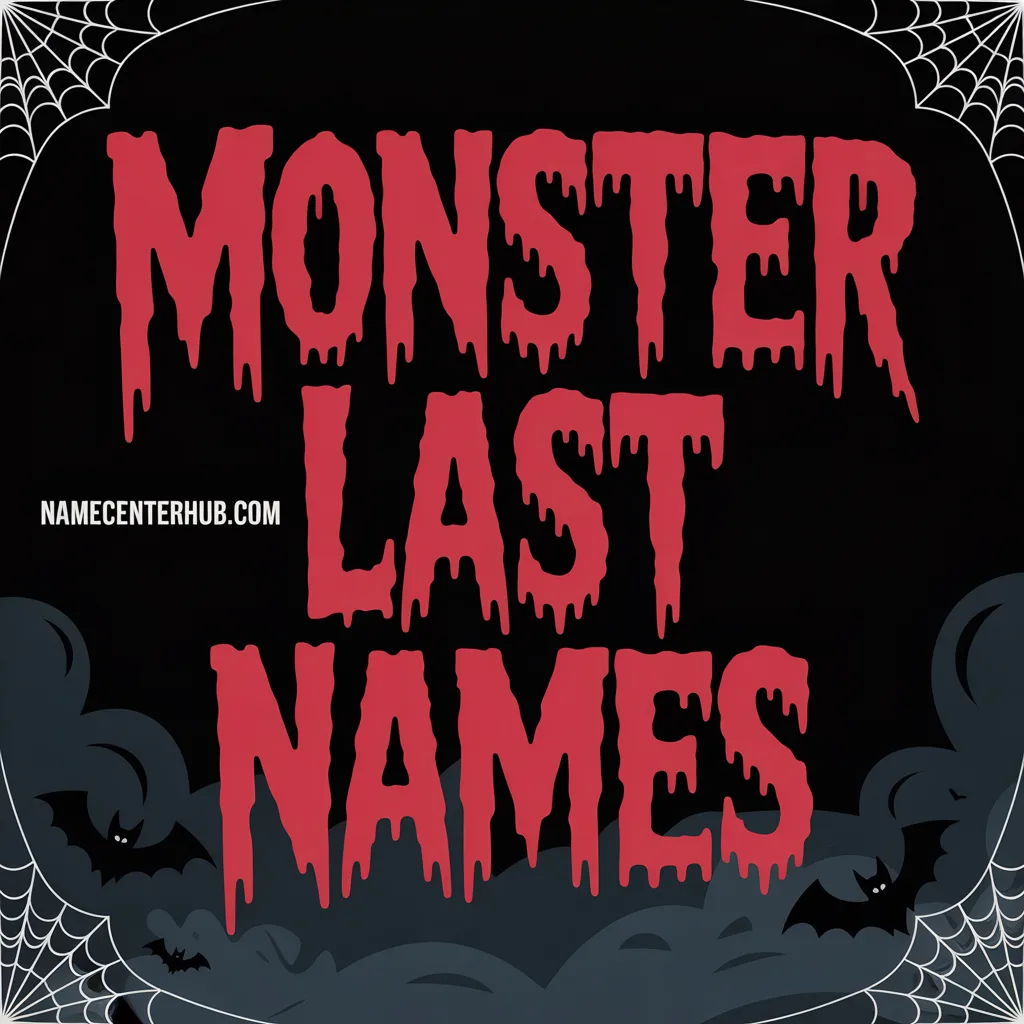 Monster Last Names