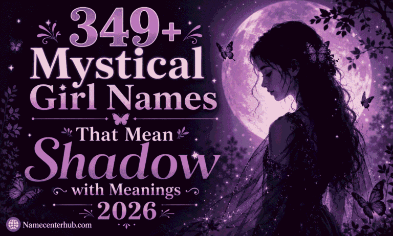 Mystical Girl Names That Mean Shadow