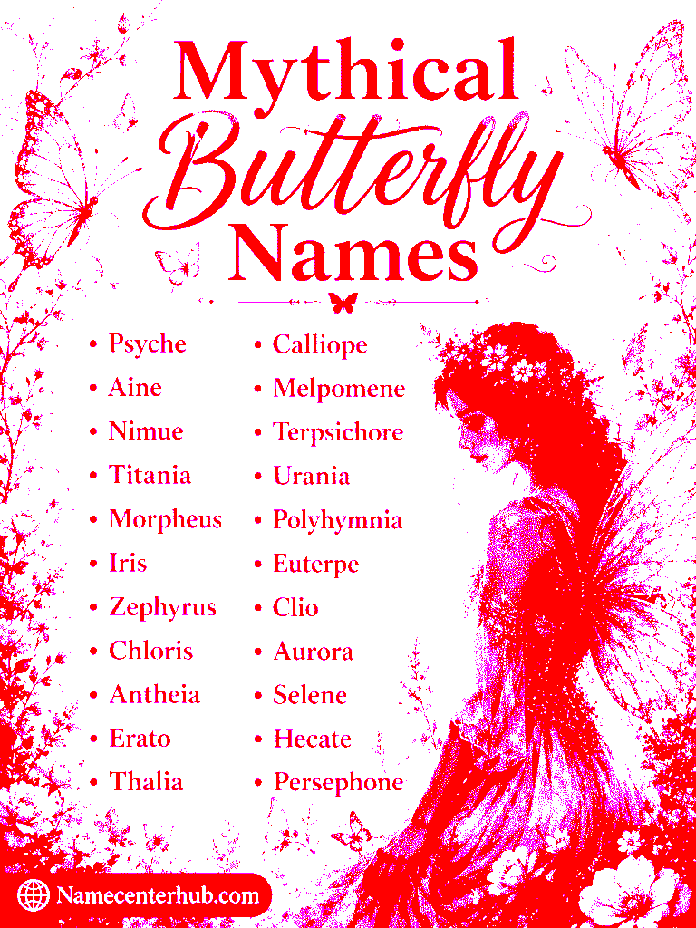 Mythical Butterfly Names
