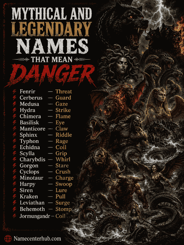 Mythical and Legendary Names That Mean Danger
